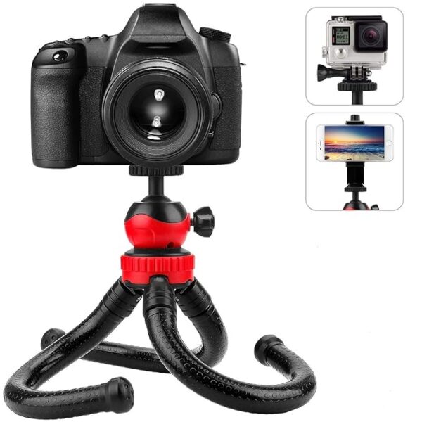 EYNK� Gorilla Tripod for Mobile Phone with Holder for Mobile, Flexible Gorilla Stand for Mobile, DSLR & Action Cameras